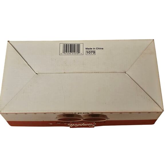 2001 Campbell's Ceramic Soup Bowls Boxed Set of 2 Vintage Soup Mugs (gg305) - Picture 2 of 9